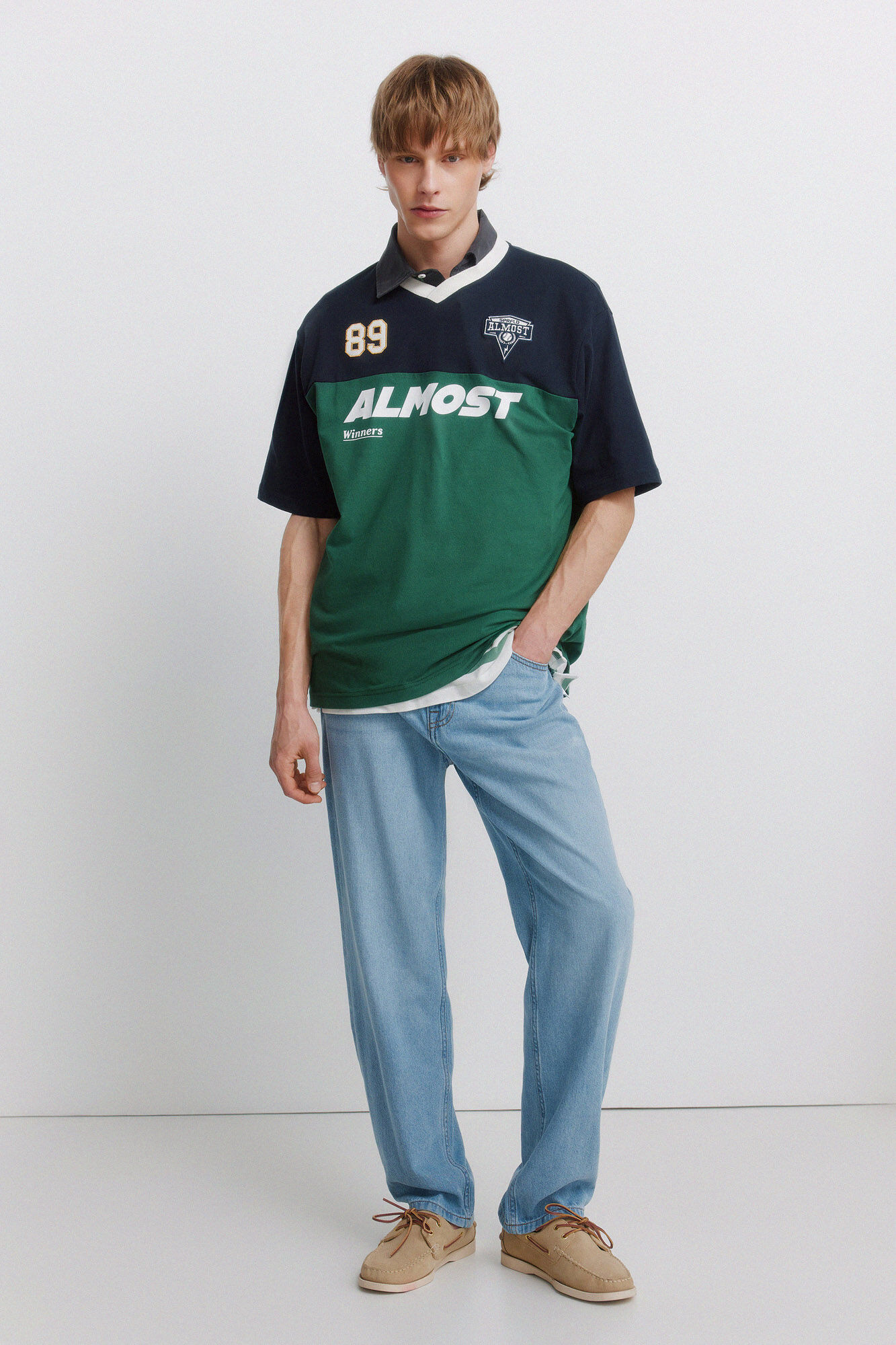 Springfield Playera block almost verde