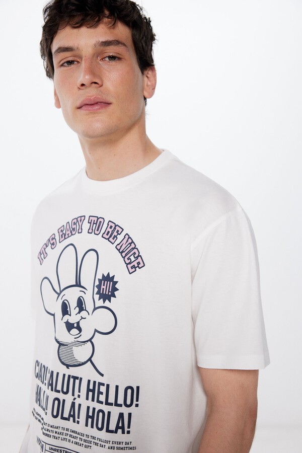 Springfield Playera hello marfil