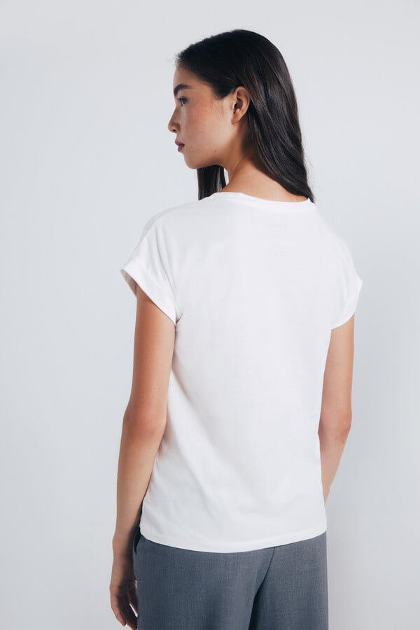 Springfield Playera "Mickey Mouse" silueta nude