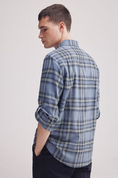 Springfield Camisa algodón slum cuadros azul