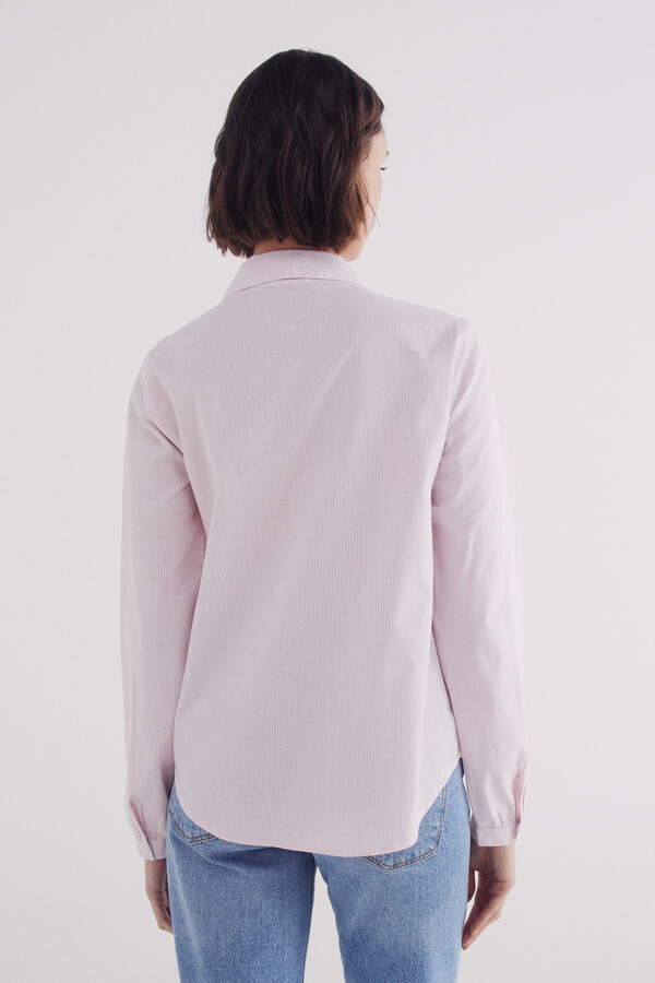 Springfield Camisa lace insertado  rosa