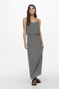 Springfield Vestido largo tirantes negro