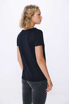 Springfield Playera gráfica negro