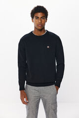 Springfield Suéter liso color negro