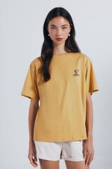 Springfield Playera gráfica espalda amarillo