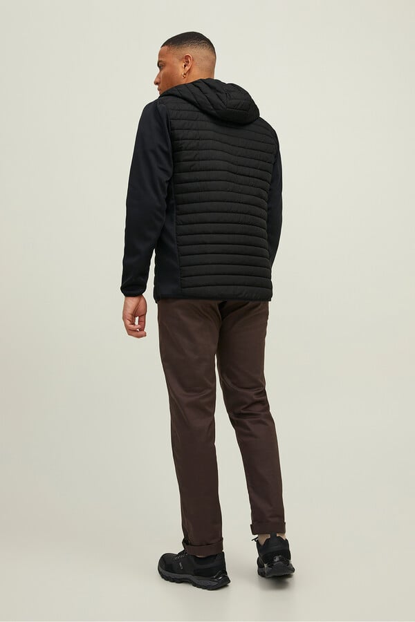 Jack & Jones Chamarra acolchada combinada negro
