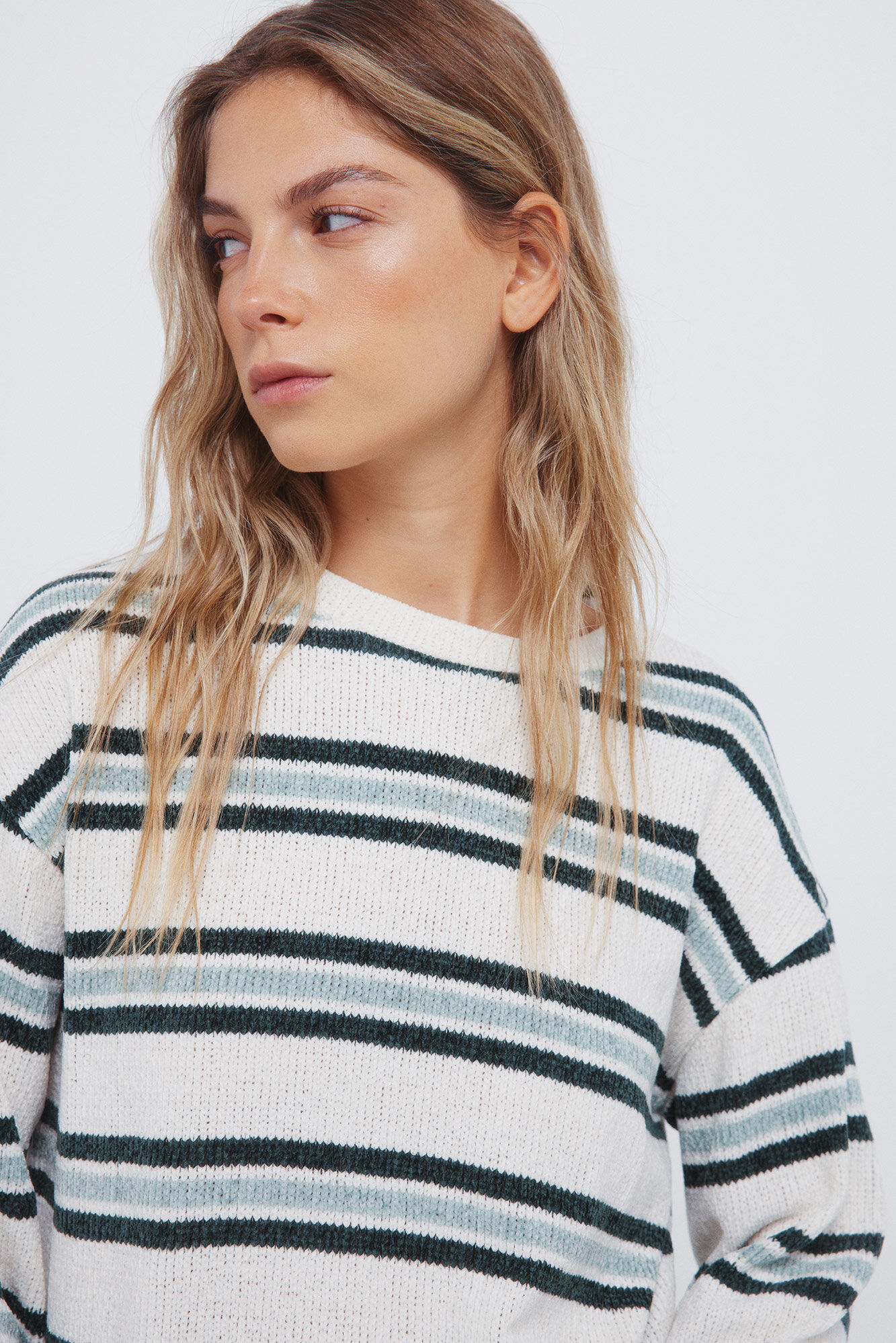 Springfield Jersey chenilla doble raya