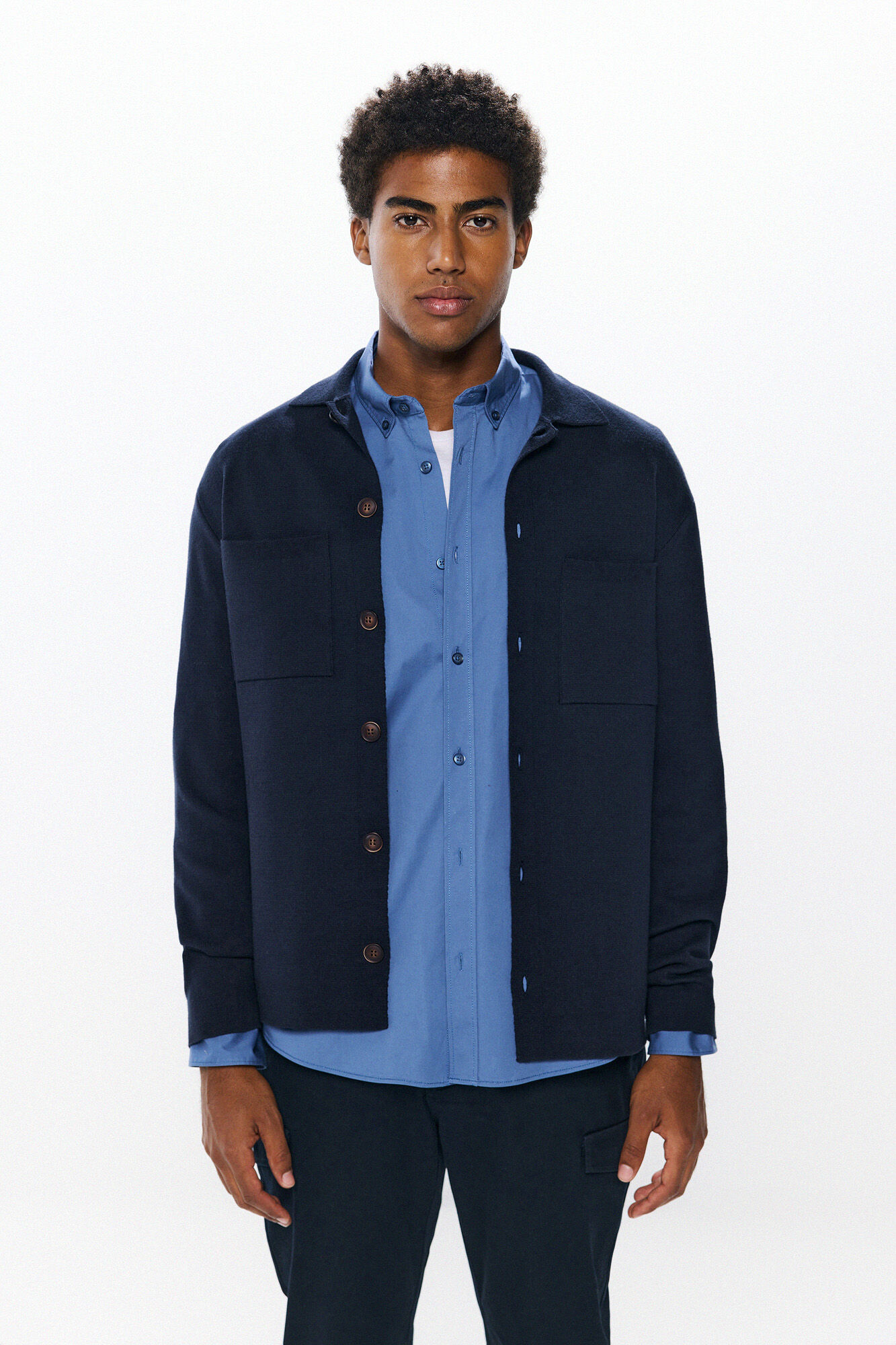 Springfield C&aacute;rdigan punto milano botones marino