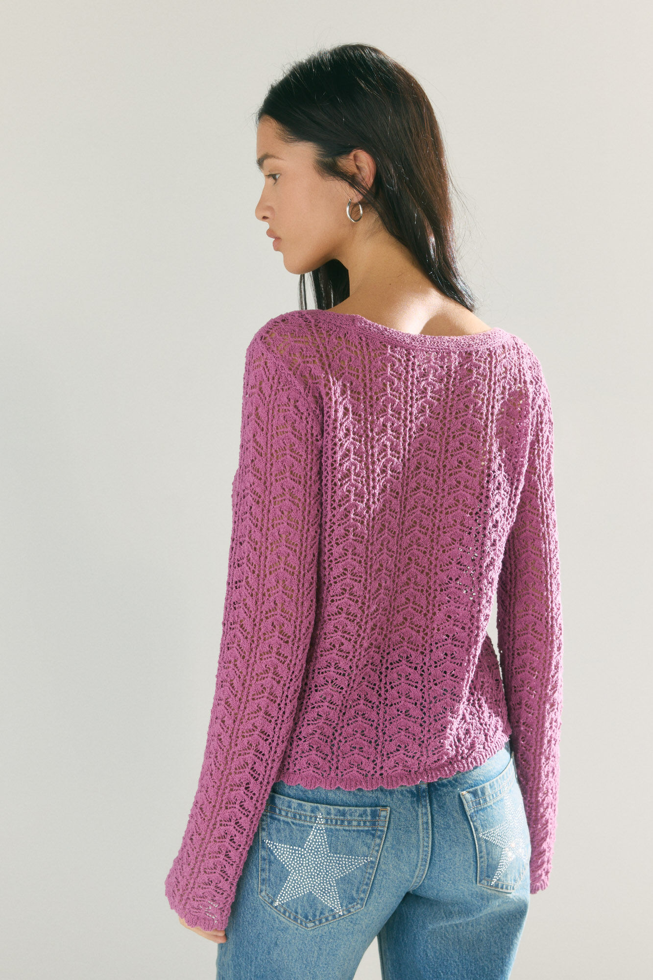 High Spirits C&aacute;rdigan Berry morado/lila