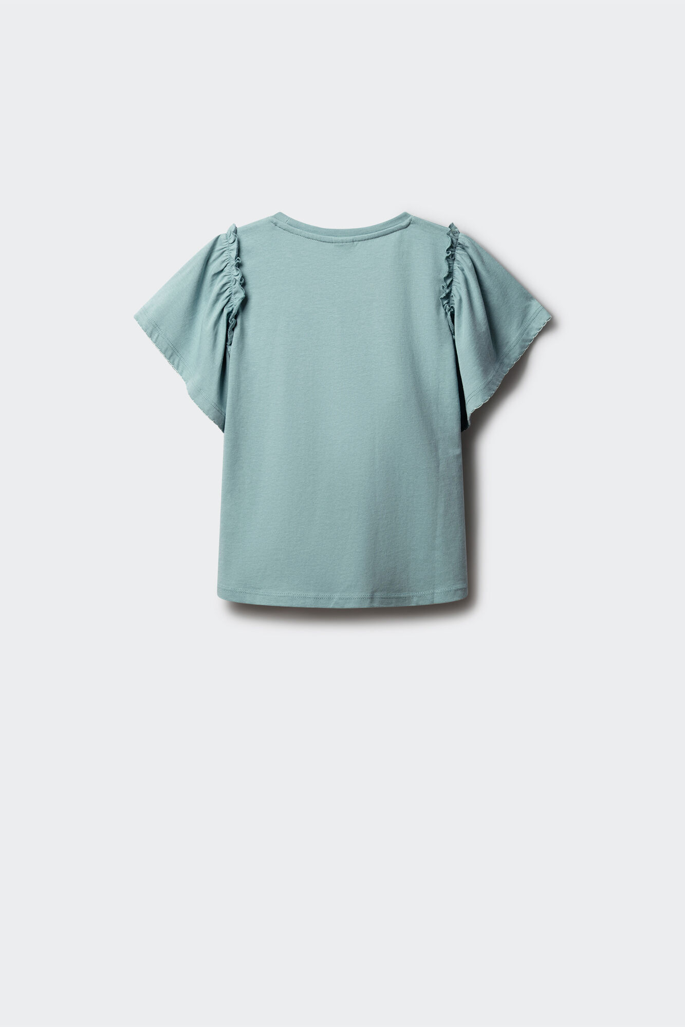 Springfield Kids Playera de manga corta con volantes para ni&ntilde;a