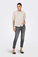 Springfield Jeans mom fit  gris