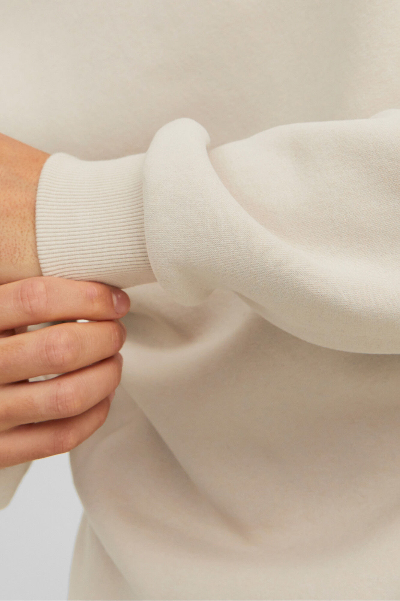 Jack & Jones Sudadera b&aacute;sica de cuello redondo gris