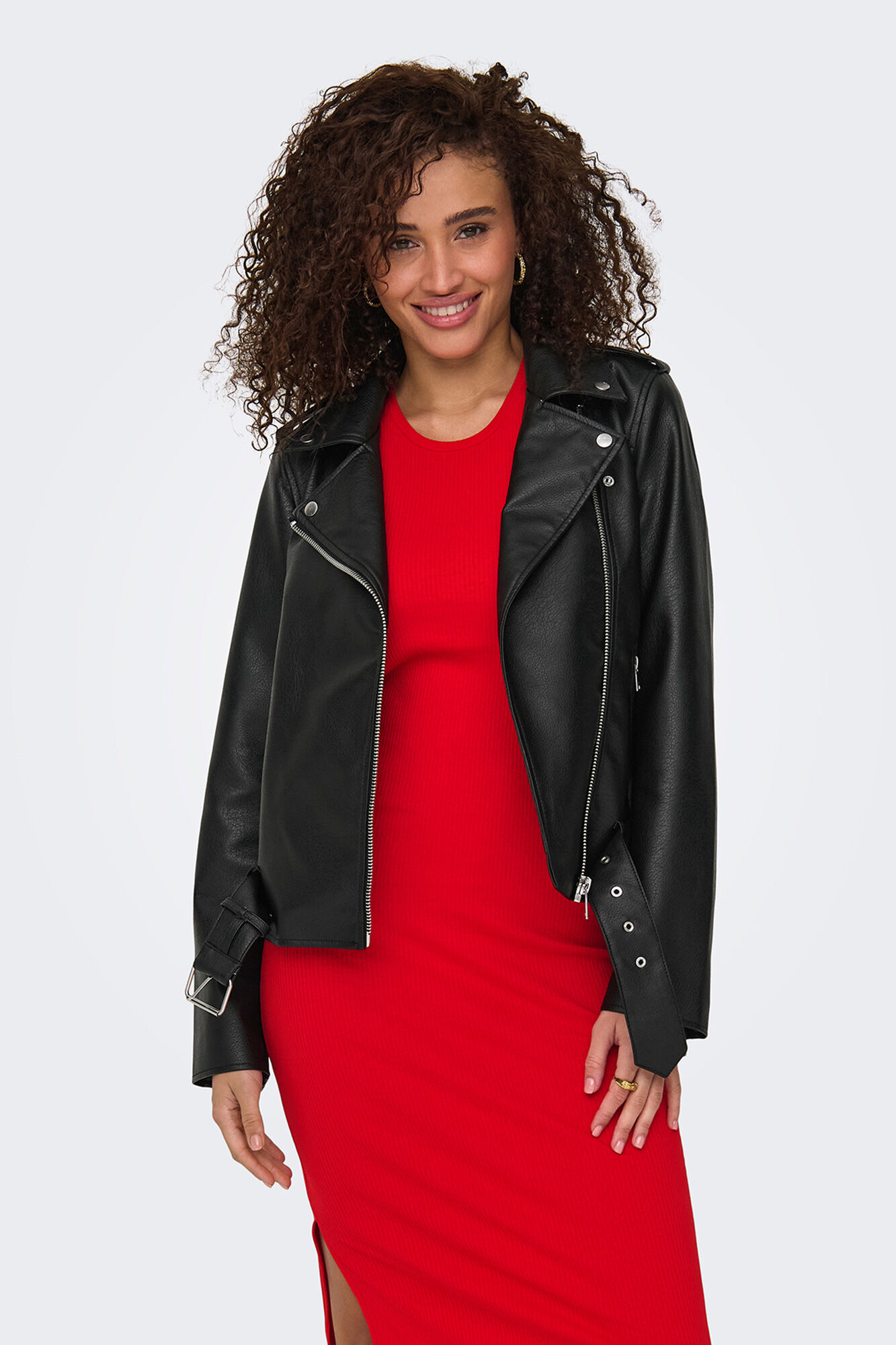 Only Chaqueta biker piel vegana