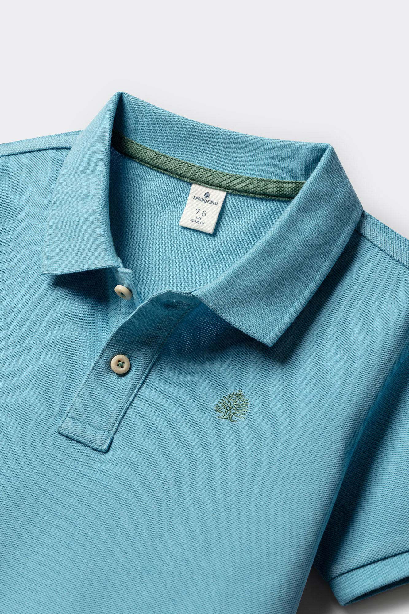 Springfield Kids Polo b&aacute;sico para ni&ntilde;o azul