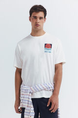 Springfield Playera palmeras marfil