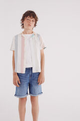 Springfield Bermudas denim niño azul