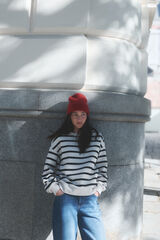 Springfield Sudadera rayas botones hombro estampado