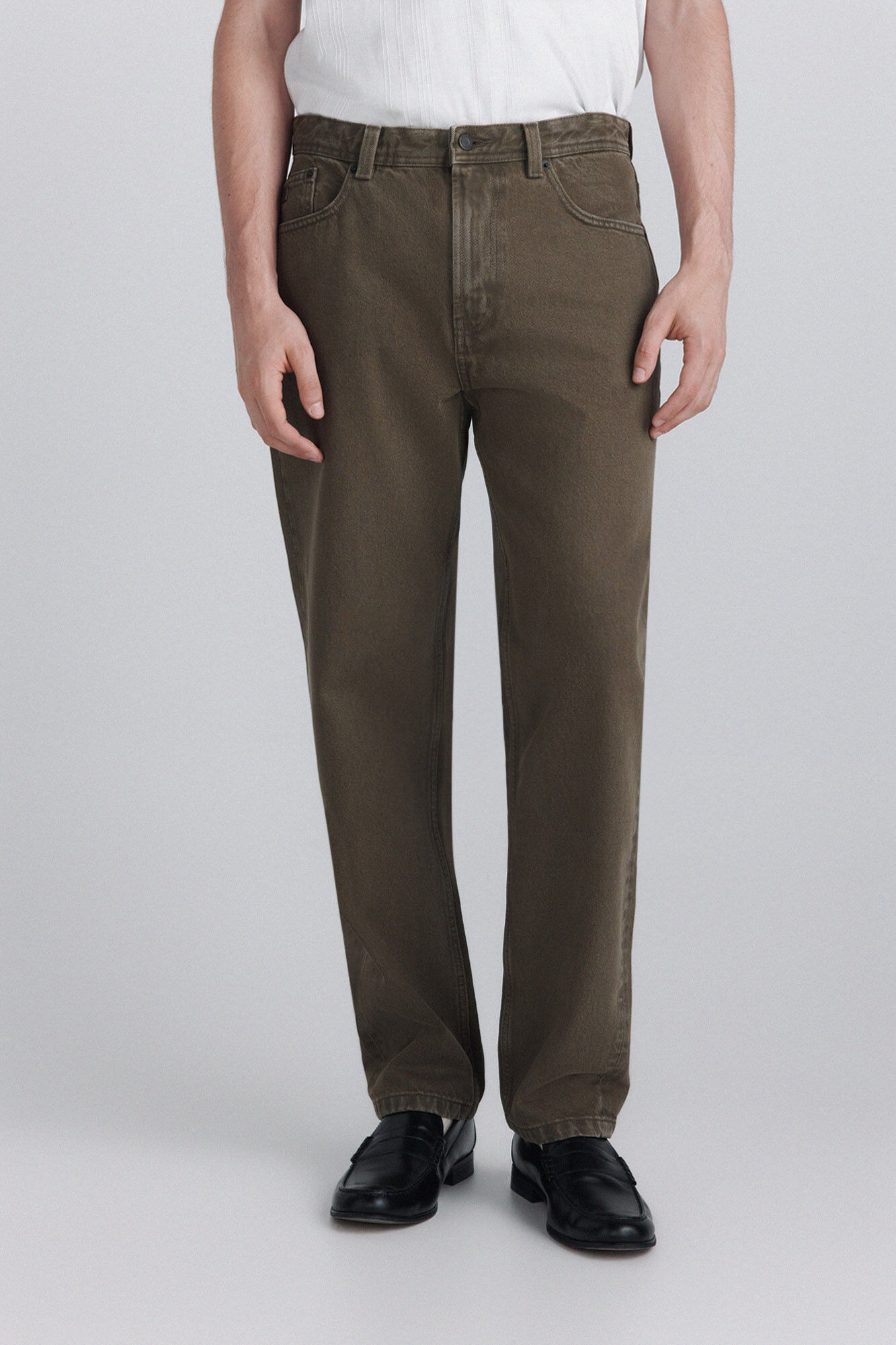 Springfield Jeans lavado medio claro wide leg