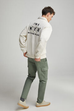 Springfield Sudadera polo  blanco