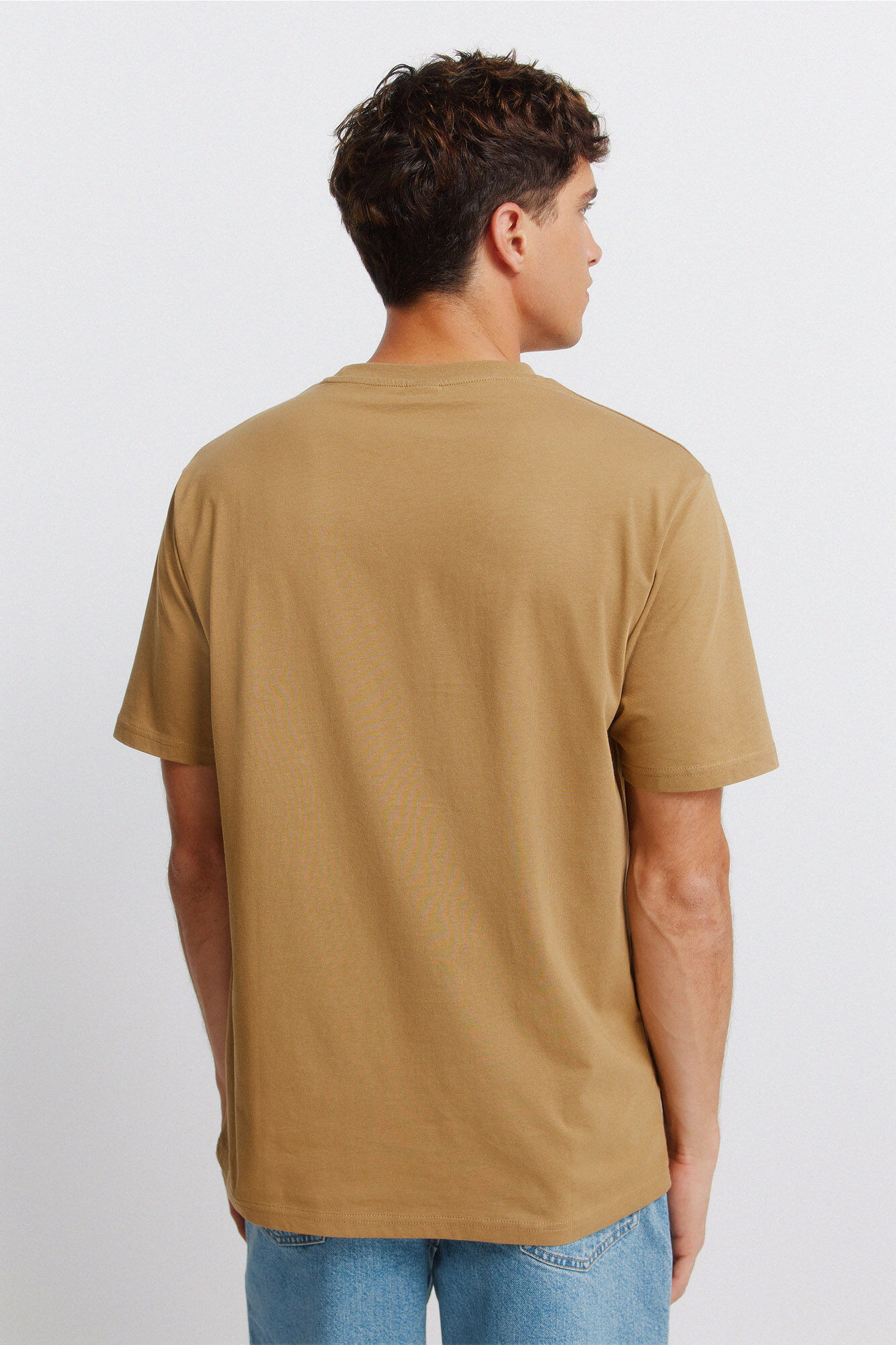 Springfield Playera b&aacute;sica logo Springfield beige