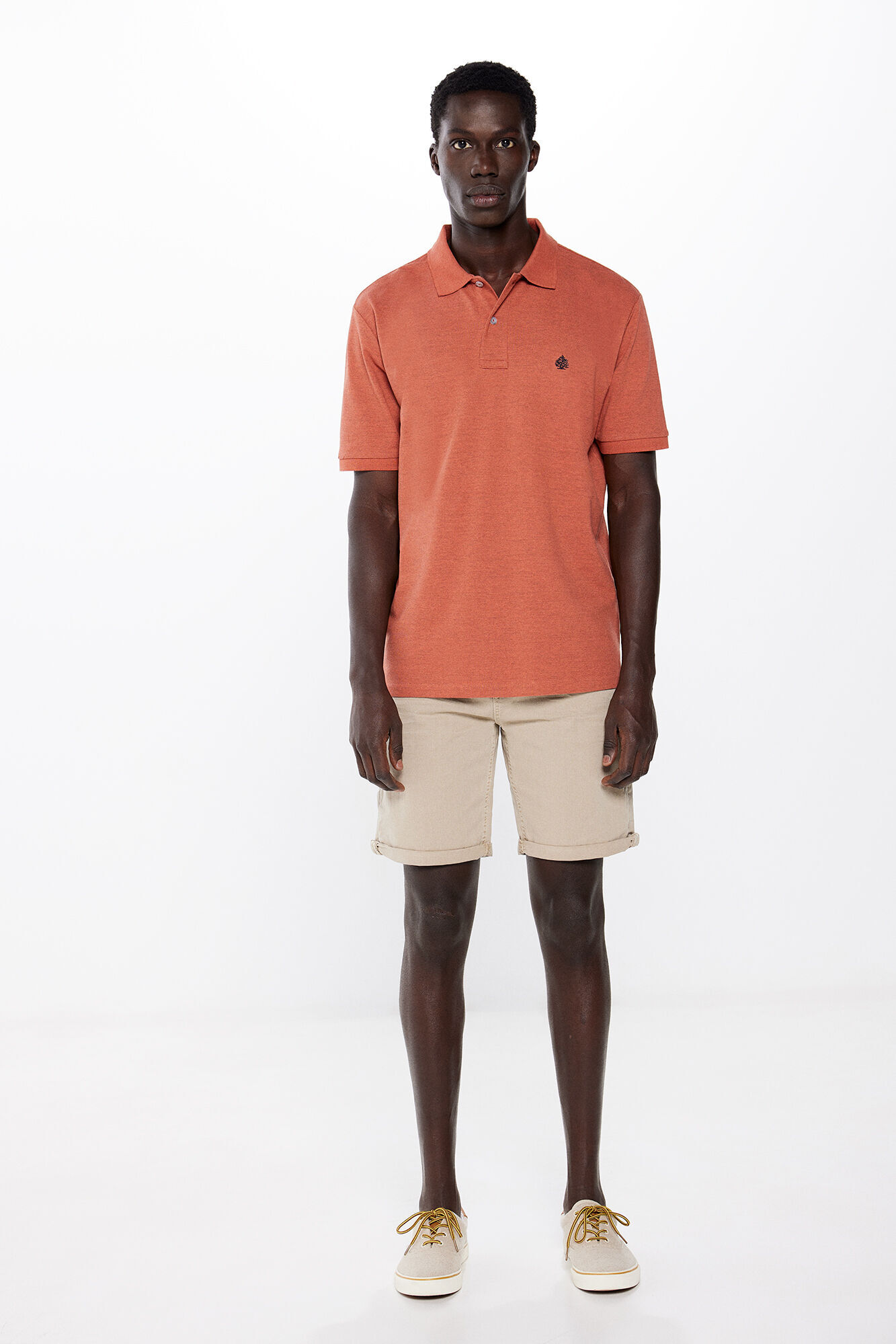 Polo pique tejido fantasia Polos de hombre Springfield MX