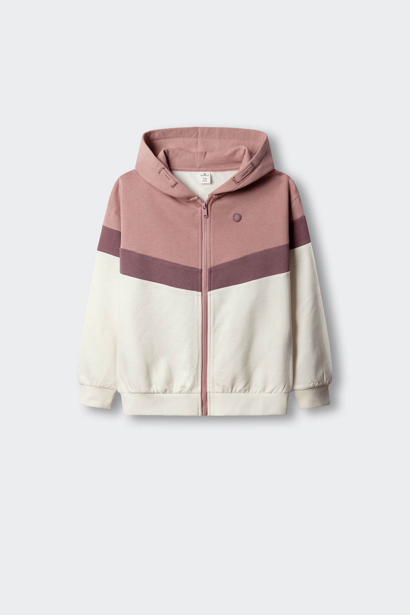 Springfield Kids Sudadera b&aacute;sica con cortes y costuras para ni&ntilde;a