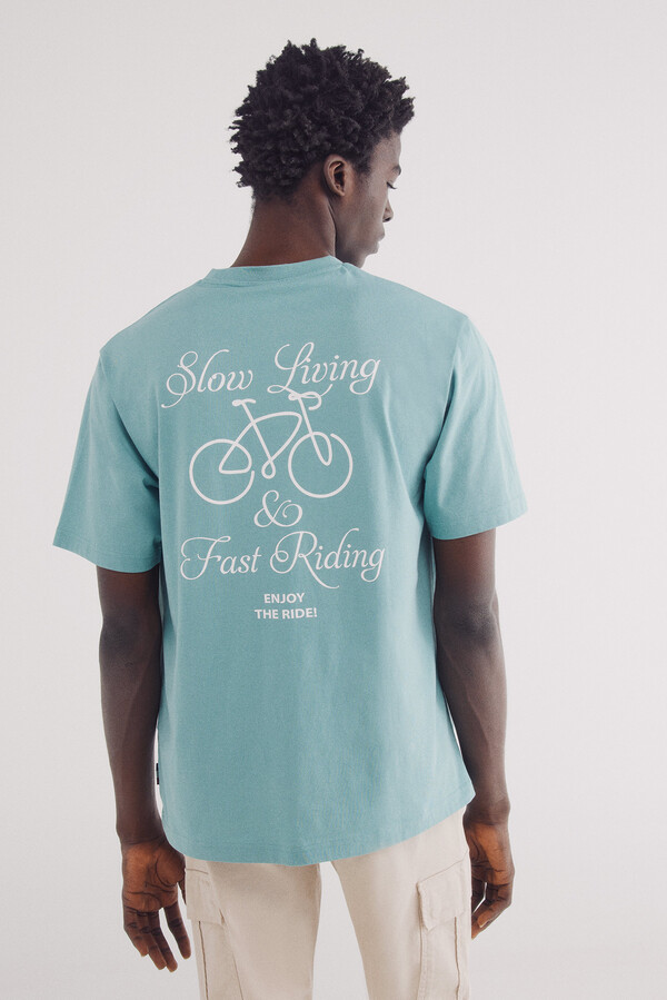 Springfield Playera slow living verde