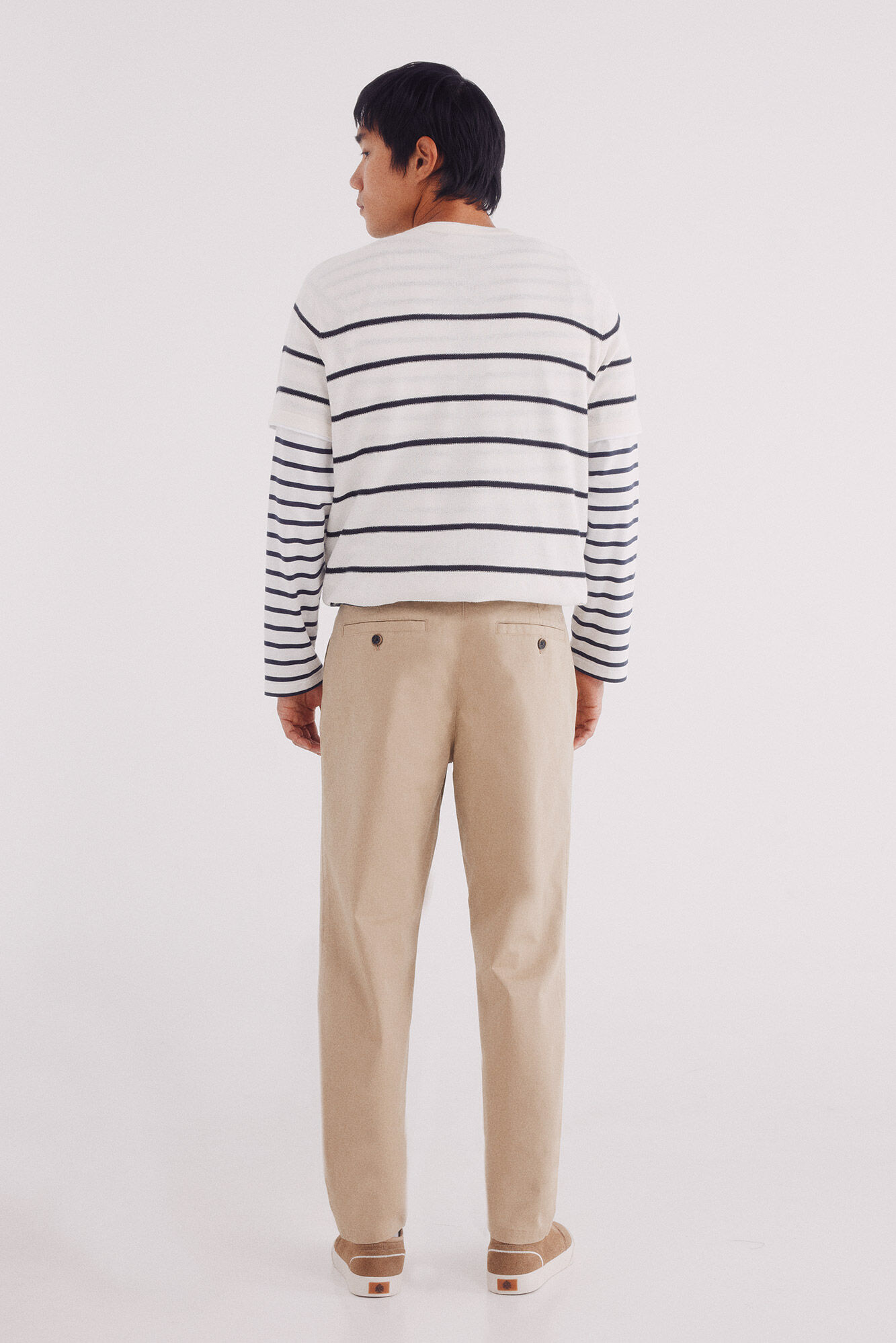 Springfield Pantal&oacute;n chino ligero slim fit beige