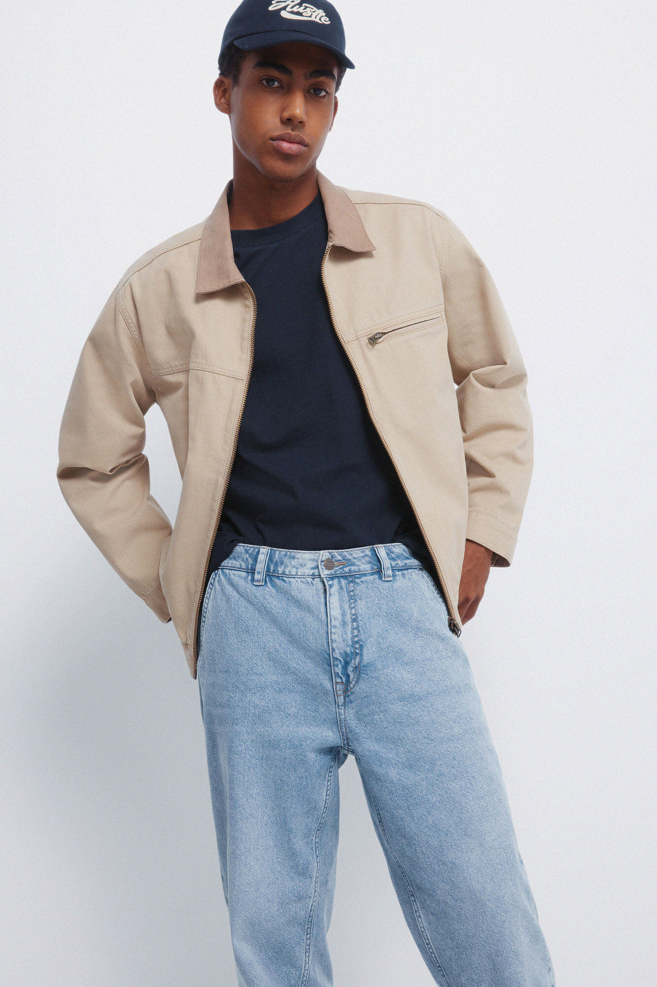 Springfield Jeans chino lavado azul