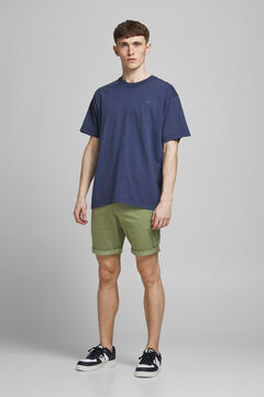 Springfield Bermuda estilo chino regular fit verde