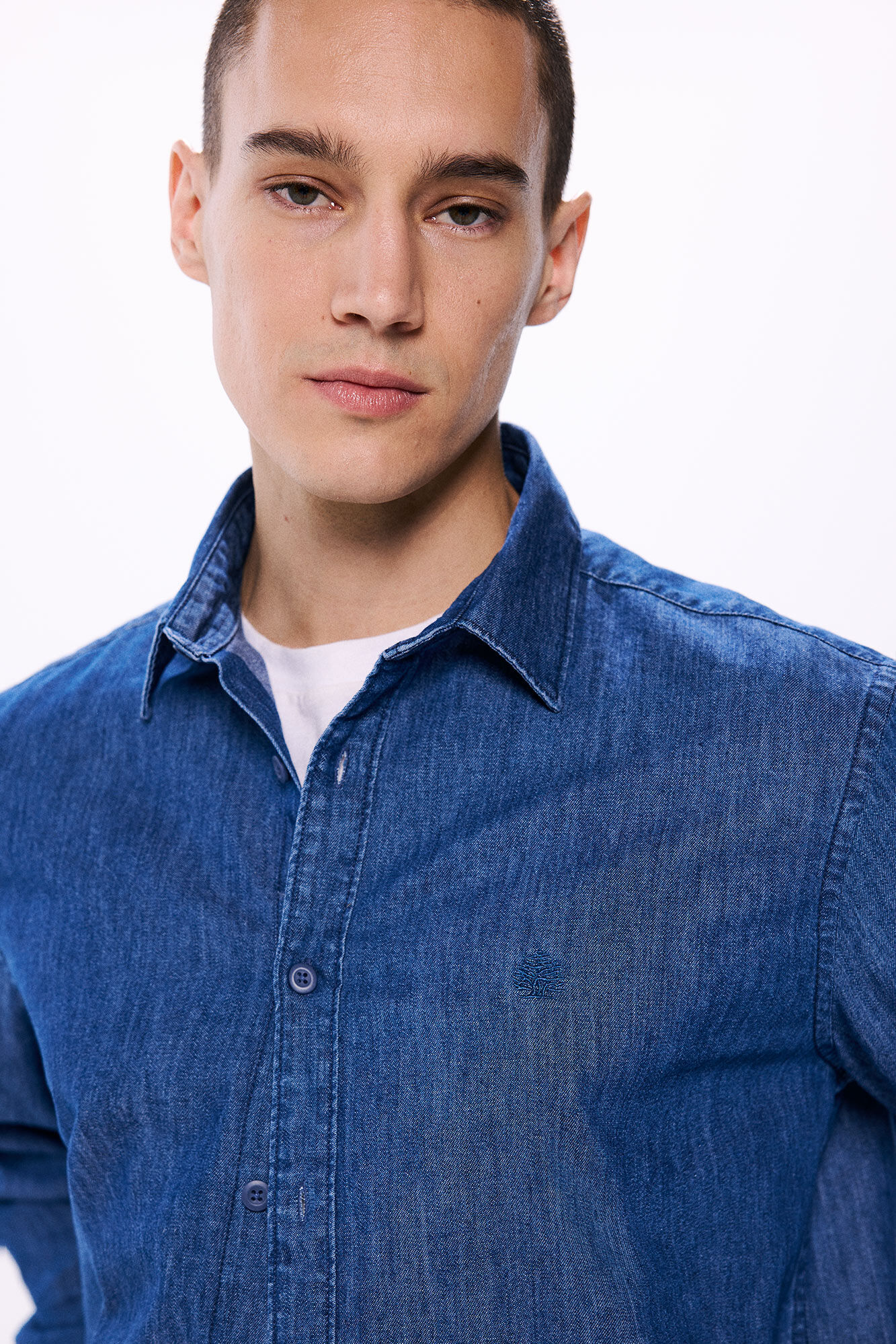 Springfield Camisa vaquera azulado