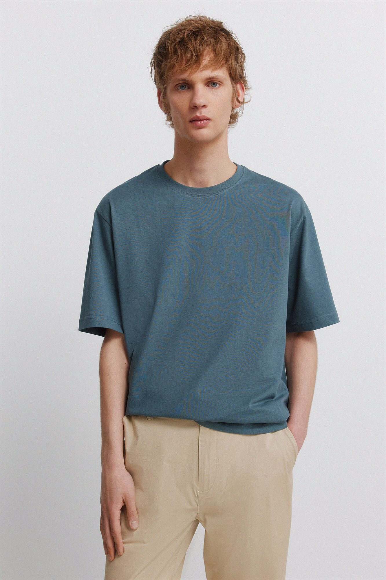 Springfield Playera b&aacute;sica azul