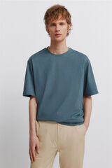Springfield Playera b&aacute;sica azul