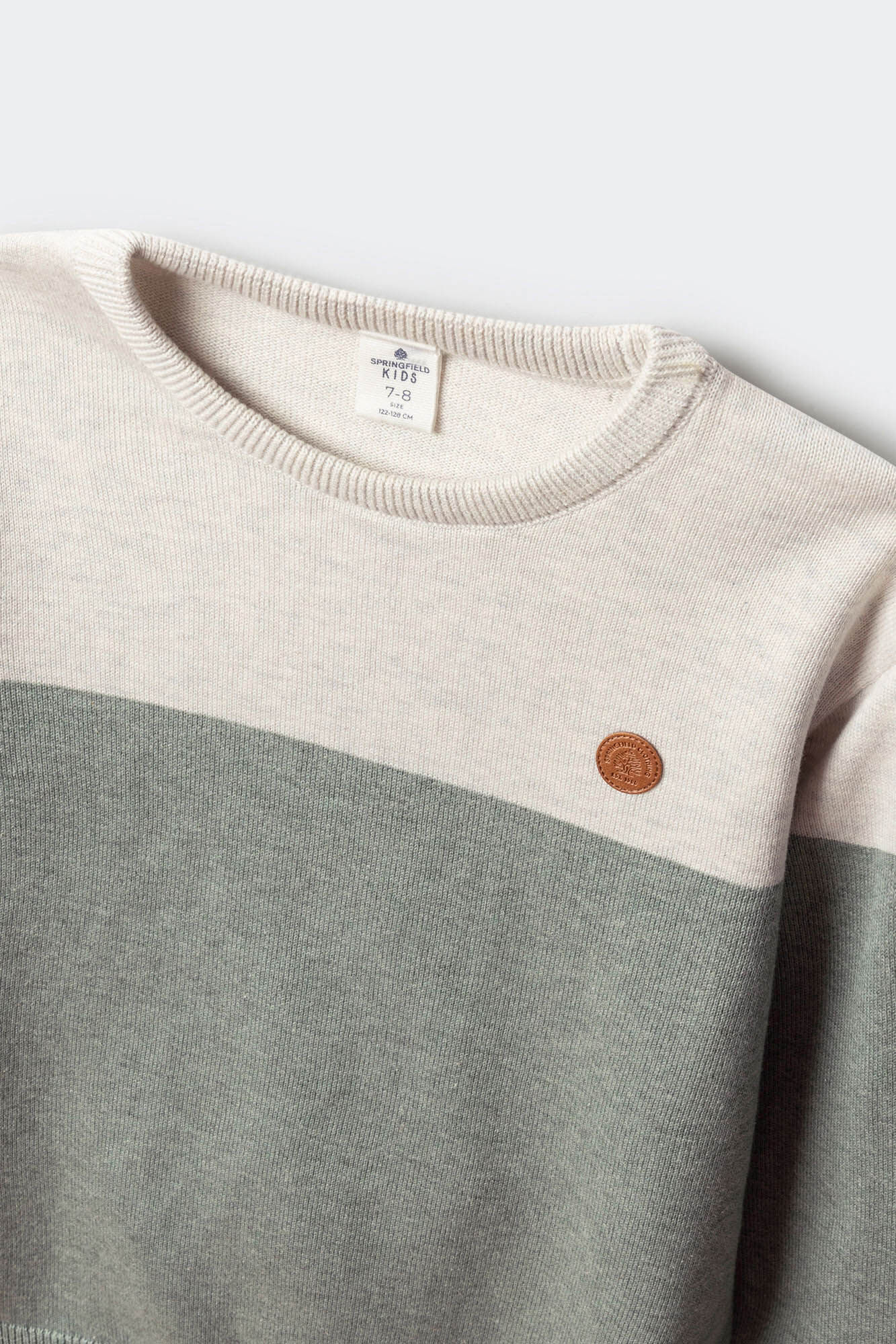 Springfield Kids Jersey Color Block ni&ntilde;o verde