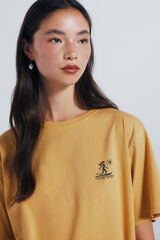 Springfield Playera gráfica espalda amarillo