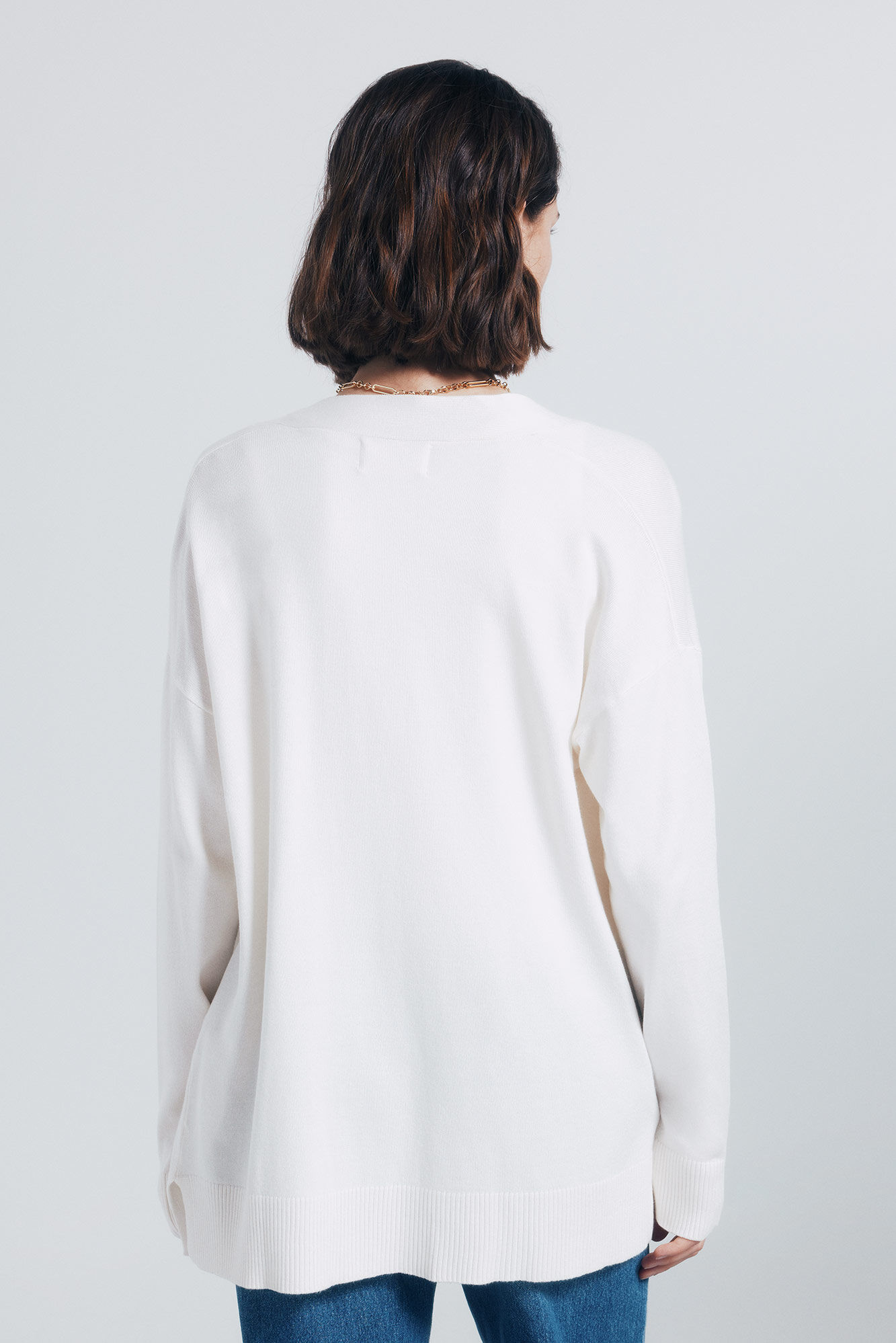 Springfield C&aacute;rdigan abierto ligero nude