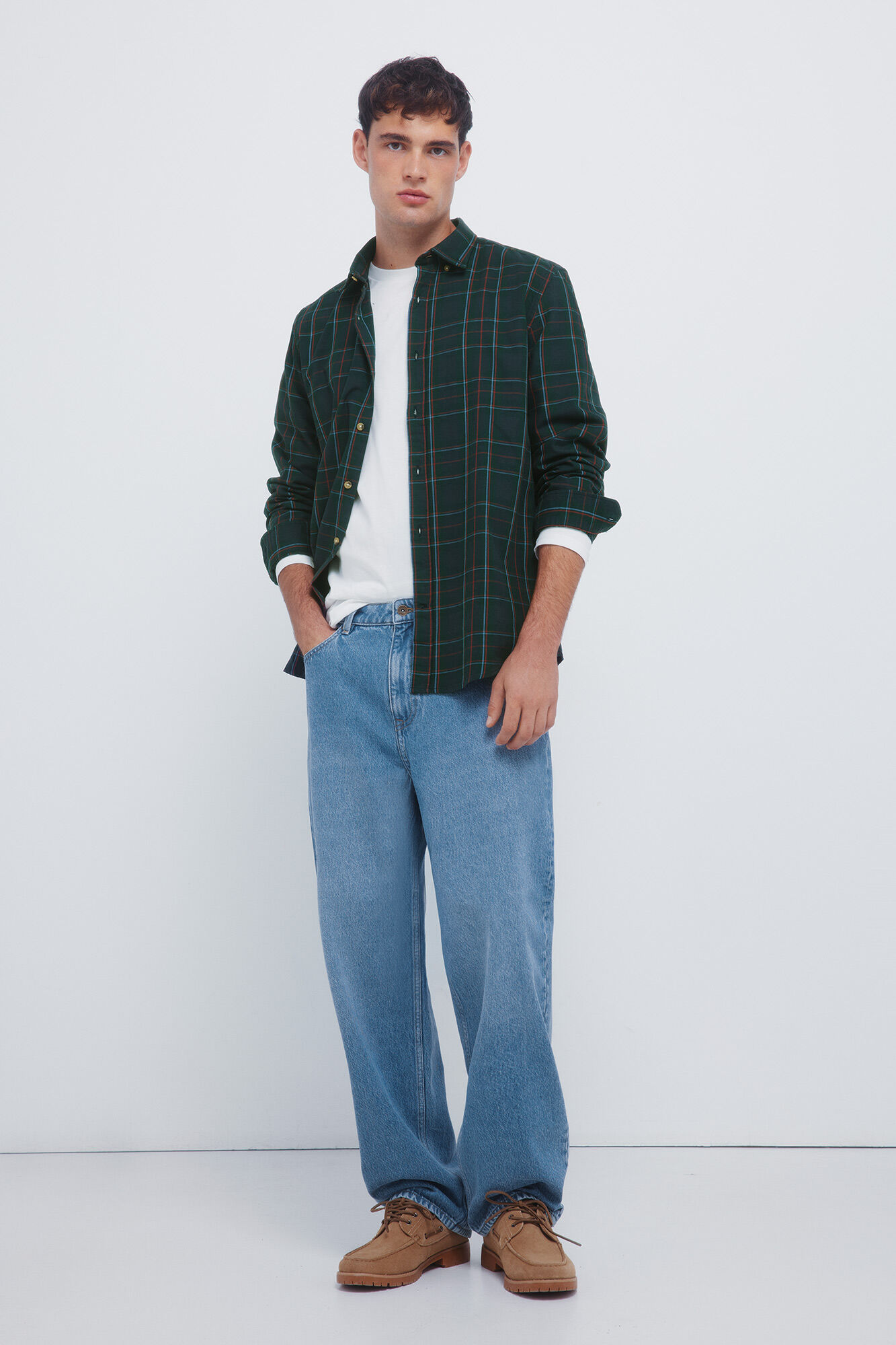 Springfield Camisa escoceses