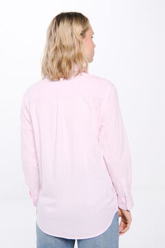 Springfield Camisa oversized algodón rosa