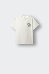 Springfield Kids Playera Mosaico ni&ntilde;o marfil