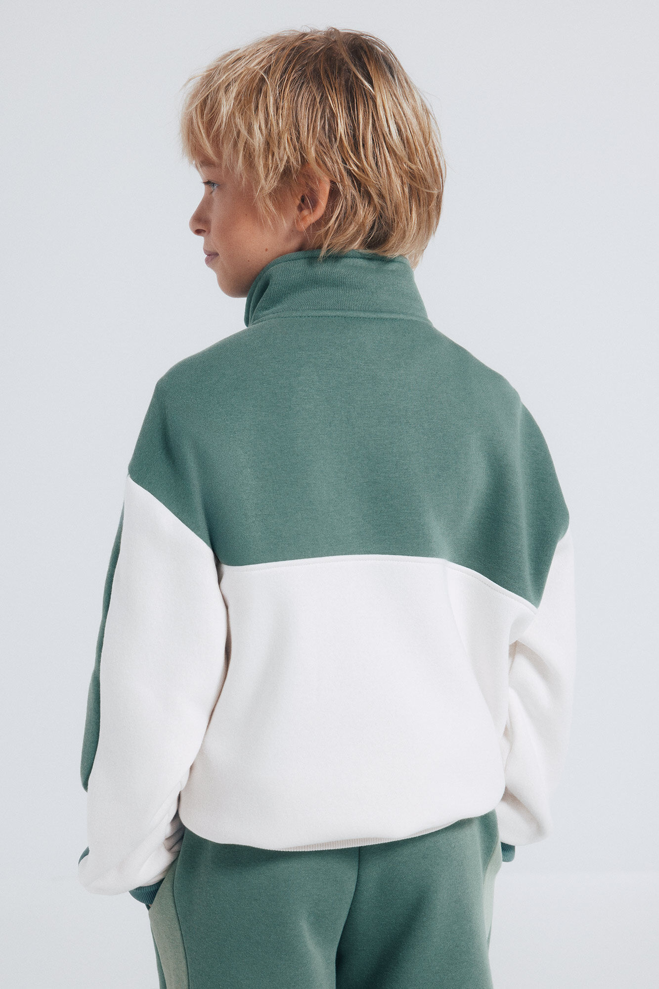 Springfield Kids Sudadera camionero cortes ni&ntilde;o blanco