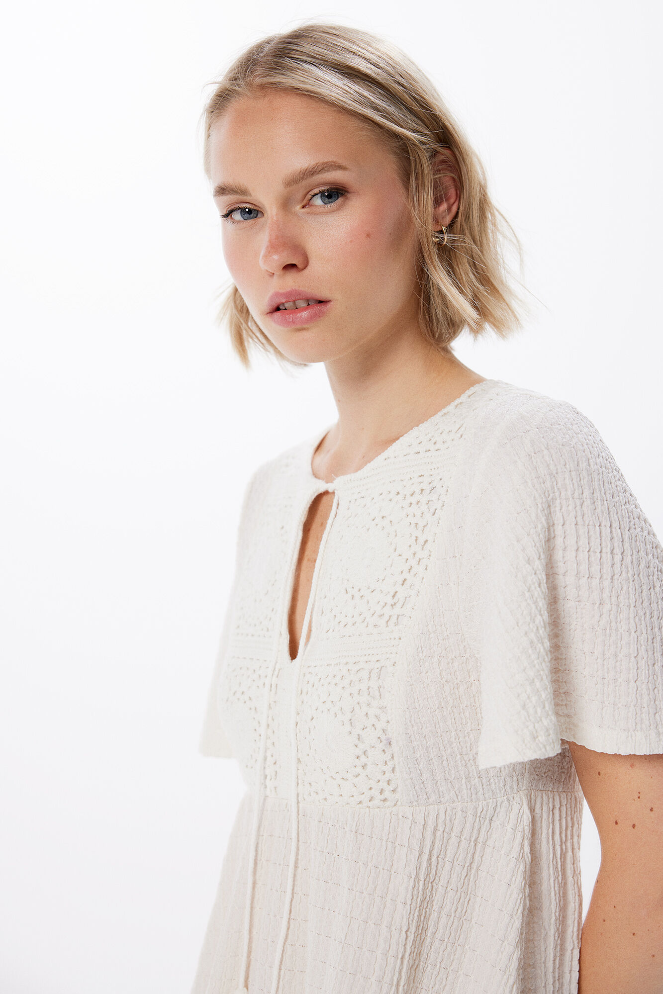 Vestido corto pieza crochet Vestidos para mujer Springfield MX