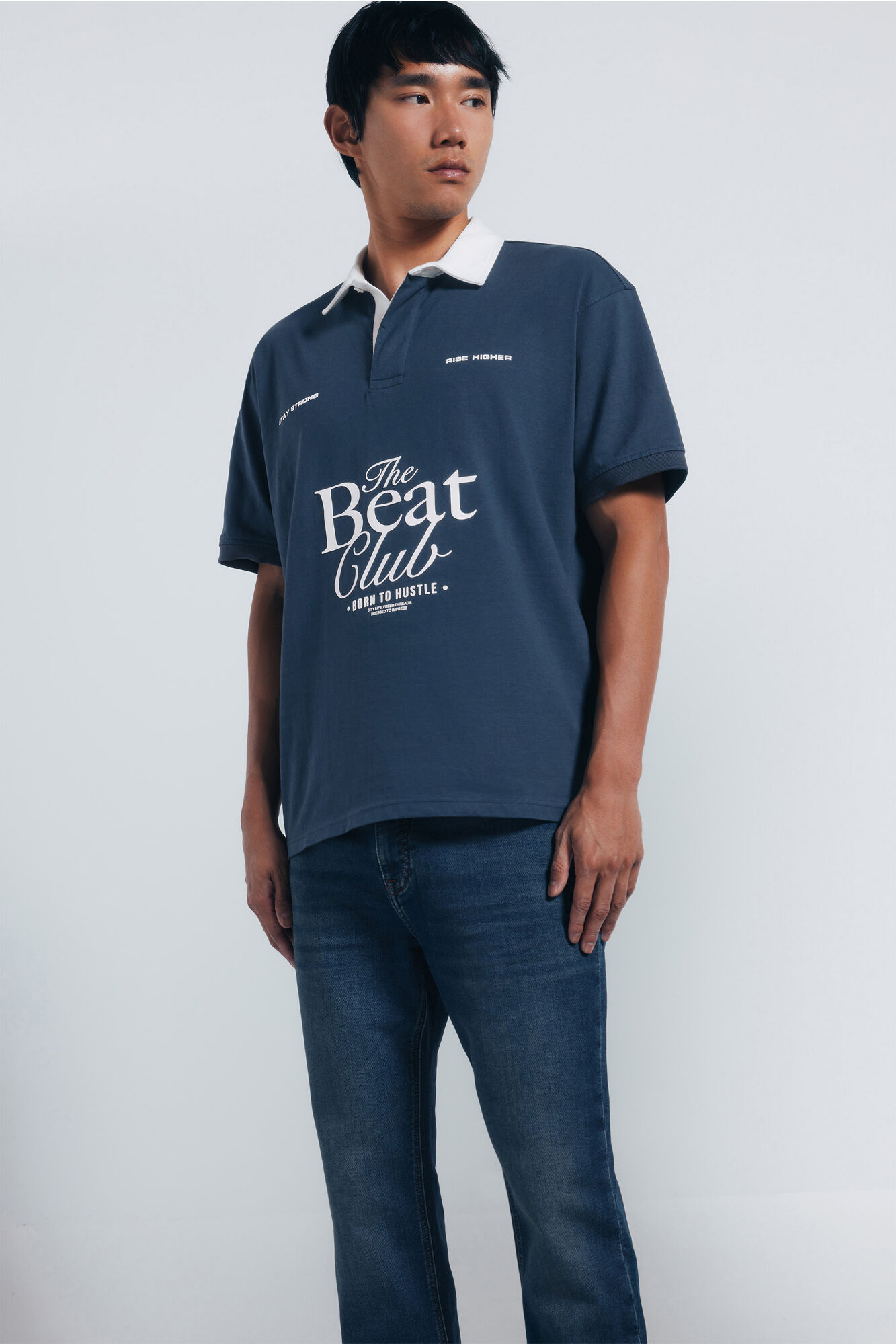 Springfield Jeans de denim de punto te&ntilde;idos y ajustados turquesa