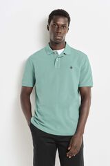 Springfield Polo piqué basico regular fit verde