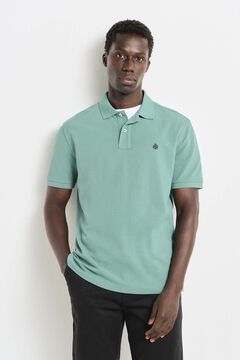 Springfield Polo piqué basico regular fit verde