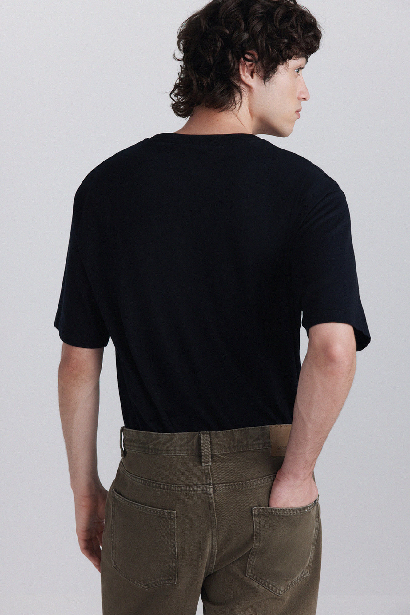 Springfield Playera b&aacute;sica heavy weight marino