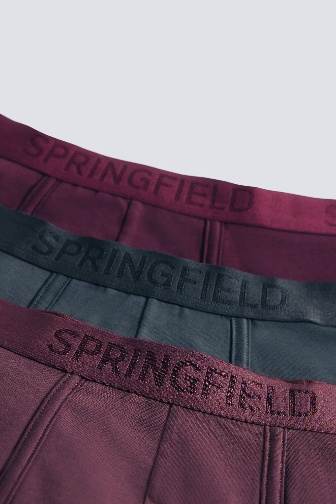 Springfield Pack 3 boxers p&uacute;rpura