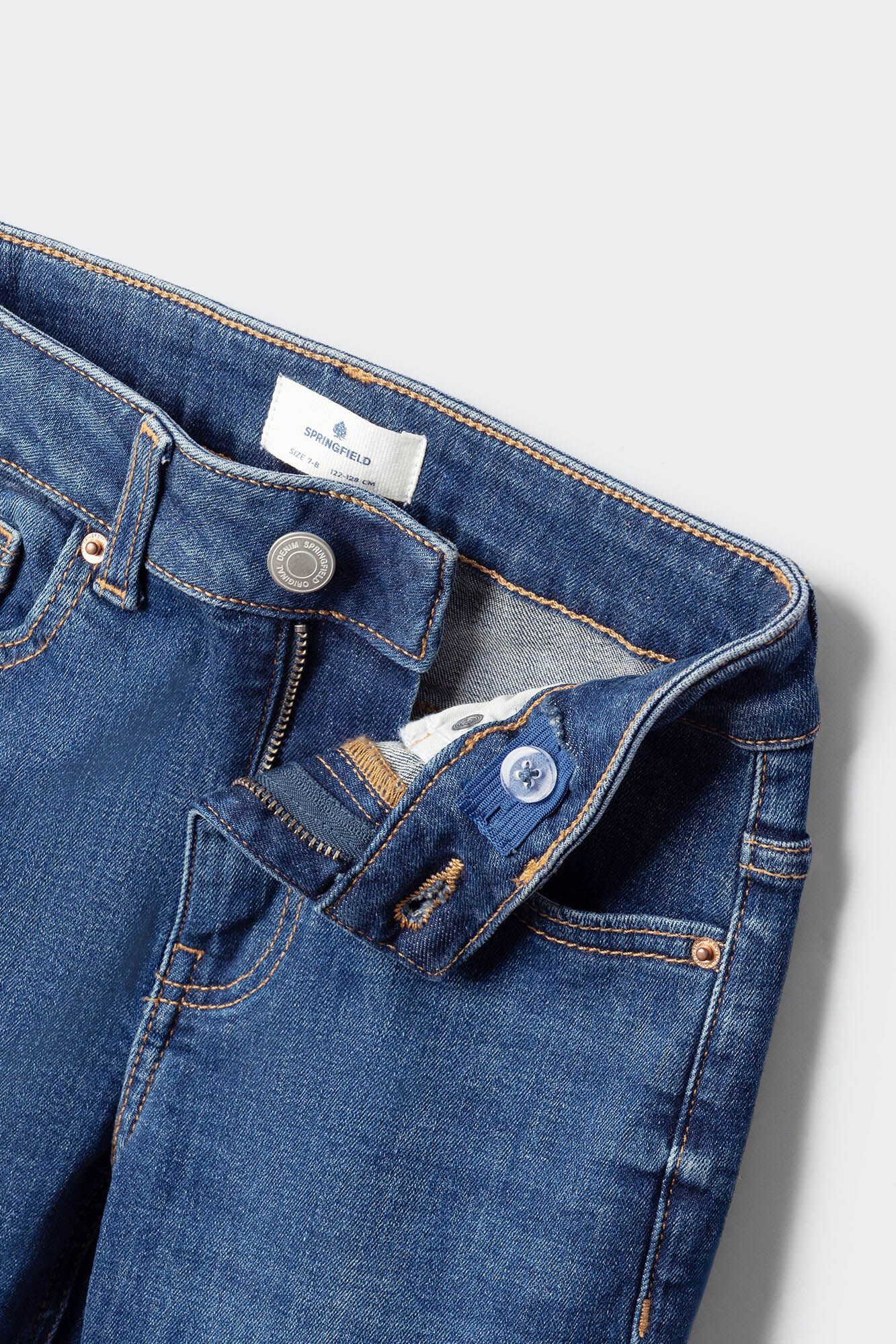 Springfield Kids Jeans Kick flare para ni&ntilde;a azul