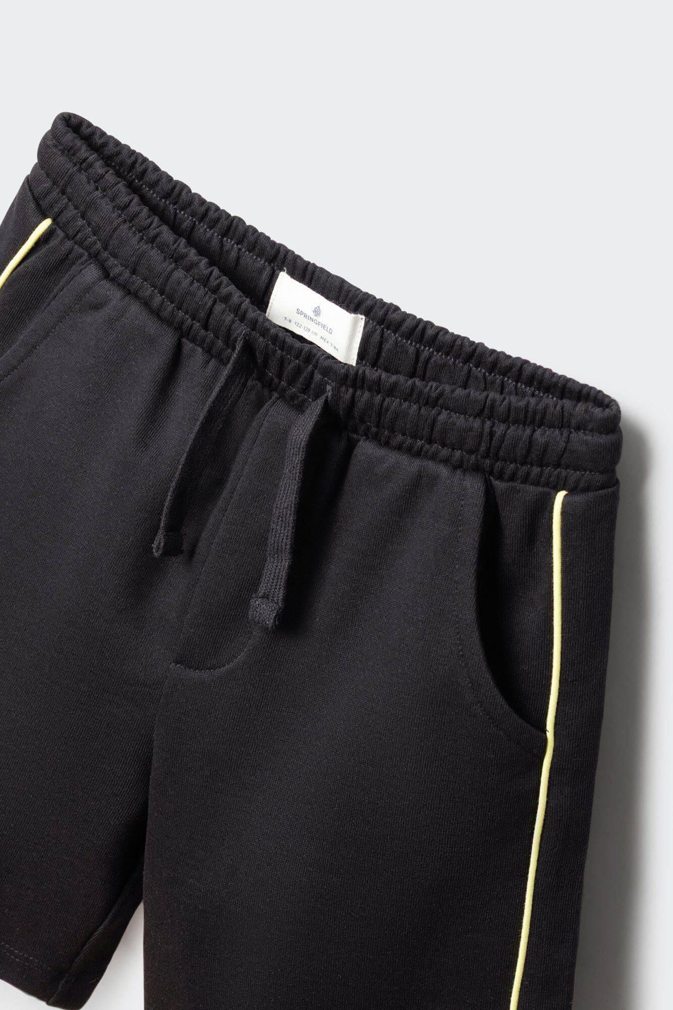 Springfield Kids Bermudas jogger para ni&ntilde;o negro
