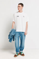 Springfield Jeans lavado medio corte recto azul