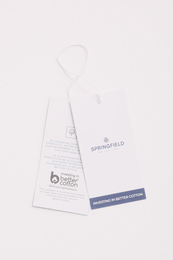 Springfield Sudadera camionero abierta azul